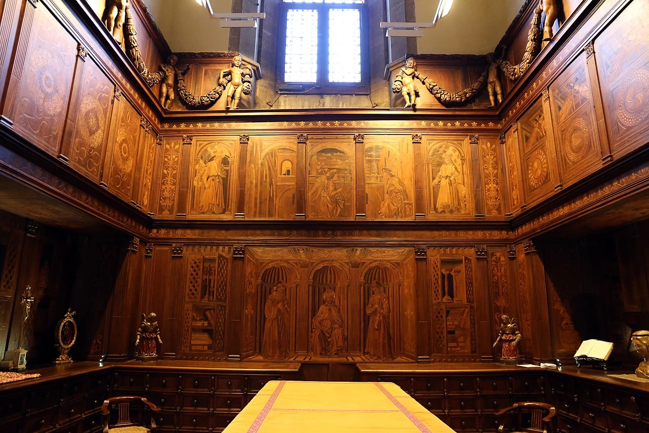 Tarsie della sagrestia delle messe - con Giuliano da Maiano, Santa Maria del Fiore, Firenze, insieme